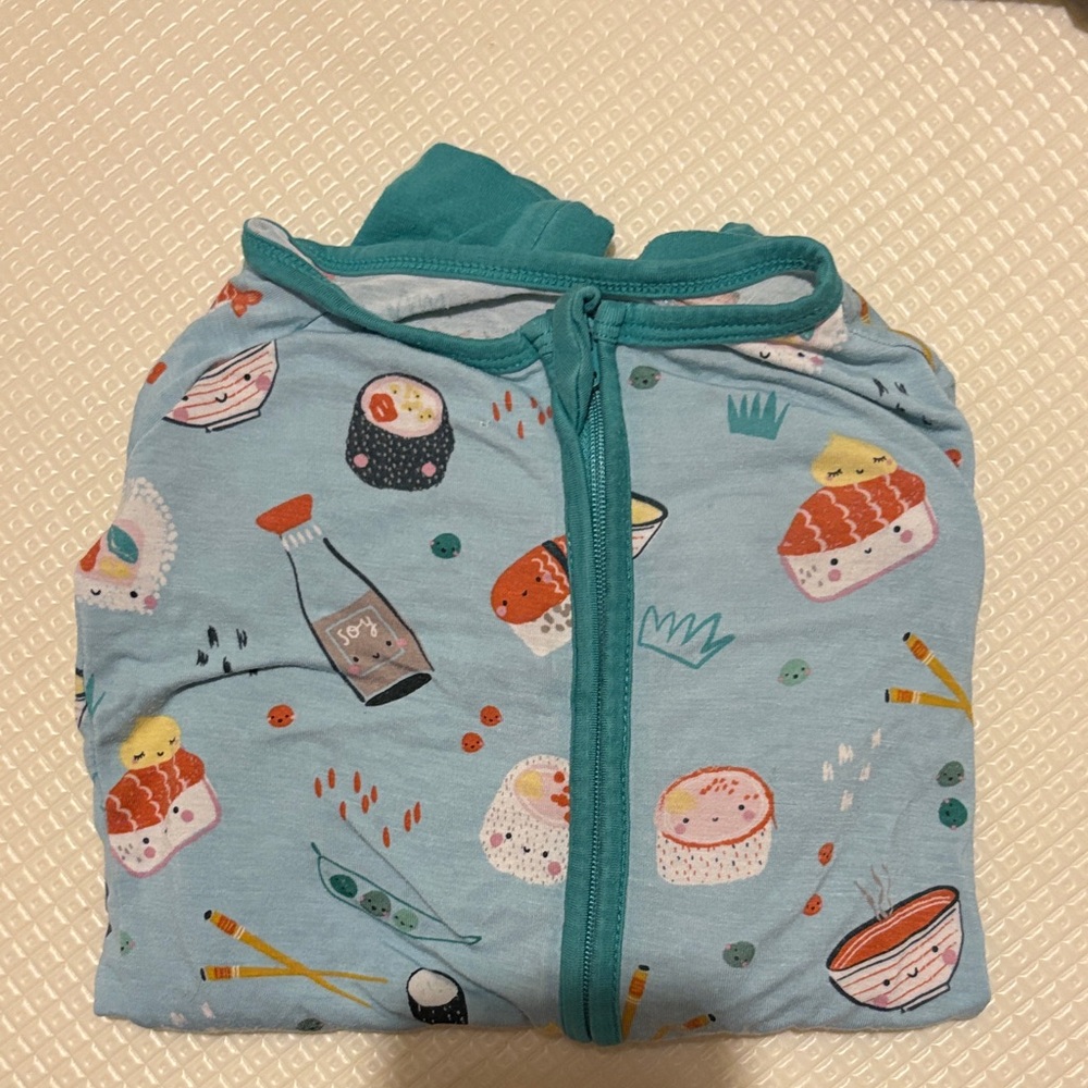 Little Sleepies Sushi Zippies 2T